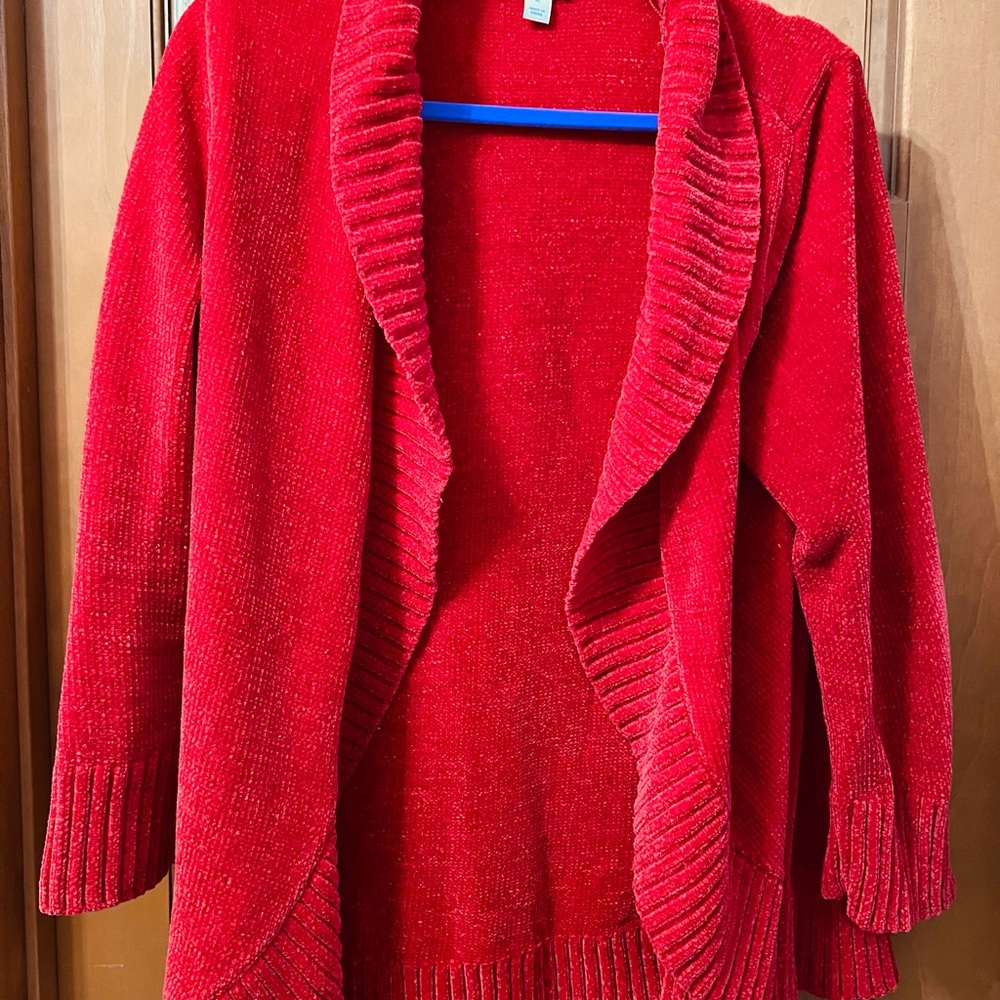 Style & Co. Vibrant Red Women's Cardigan